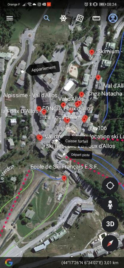 La Foux D'Allos - Studio 4 Couchages, Tres Proche Centre Station Εξωτερικό φωτογραφία